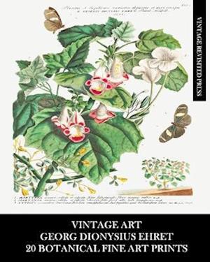 Vintage Art: Georg Dionysius Ehret: 20 Botanical Fine Art Prints: Floriculture and Entomology Ephemera for Framing