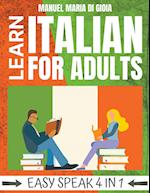 Learn Italian for Adults - Easy Speak 4 in 1 