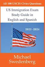 US Immigration Exam Study Guide in English and Spanish 
