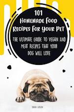 101 Homemade Food Recipes For Your Pet  The Ultimate Guide To Vegan And Meat Recipes That Your Dog Will Love