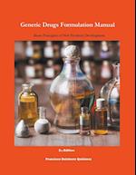 Generic Drugs Formulation Manual