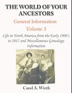 The World of Your Ancestors - General Information - Volume 3 