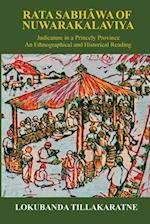 Rata Sabhawa of Nuwarakalaviya: Judicature in a Princely Province: And Ethnographical and Historical Reading 