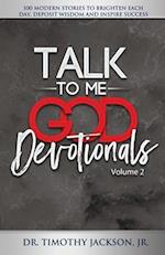 Talk to Me God Devotionals- Volume 2