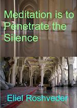 Meditation is to Penetrate the Silence