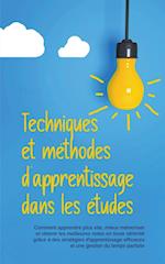 Techniques et méthodes d'apprentissage dans les études