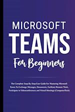 Microsoft Teams For Beginners