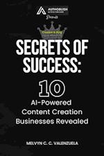 Secrets of Success: 10 AI-Powered Content Creation Businesses Revealed