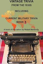 Vintage Trivia from the 1930s Including Military Trivia Book 3 