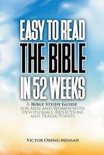 EASY TO READ THE BIBLE IN 52 WEEKS