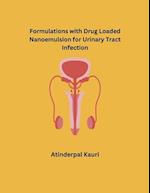 Formulations with Drug Loaded Nanoemulsion for Urinary Tract Infection