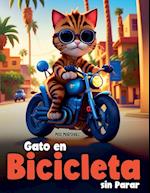 Gato en Bicicleta sin Parar