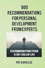 800 Recommendations for Personal Development from Experts