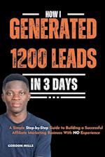 How I Generated 1200 Leads in 3 Days