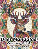 Deer Mandalas Coloring Book