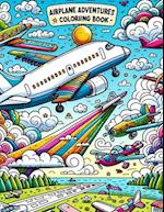 Airplane Adventures Coloriing Book