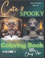 Cute and Spooky Coloring Book Volume 1