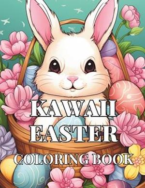 Kawaii Easter Delight Children's Coloring Book