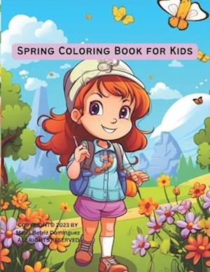 Spring Coloring Book for Kids