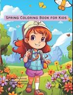 Spring Coloring Book for Kids