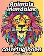 Anxiety Relief Animals Mandalas Coloring Book For Autistic Teens & Adults