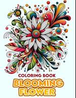 Blooming Flower Coloring Book