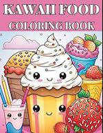 Kawaii Cute Food-Themed Children's Coloring Book