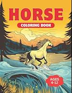 Horse Coloring Book