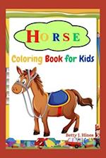 Horse Coloring book for kids
