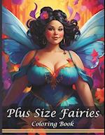 Plus Size Fairies Coloring Book