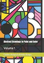 Abstract Drawings to Paint and Color