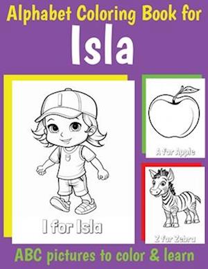 ABC Coloring Book for Isla