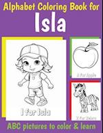 ABC Coloring Book for Isla