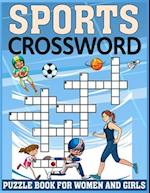 Sports crossword puzzle book for women and girls