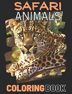 76 Safari Animals Coloring book