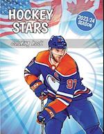 Hockey Stars Coloring Book