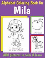 ABC Coloring Book for Mila