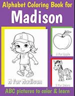 ABC Coloring Book for Madison