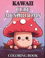 Kawaii Cute Mushroom Children's Coloring Book