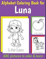 ABC Coloring Book for Luna