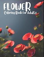 Flower Coloring Book For Adults