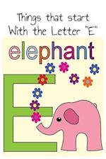 Things that start with the letter E