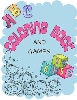 ABC and 1 to 10 numbers Coloring Book