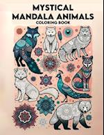 Mystical Mandala Animals Coloring Book