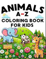 Animals A-Z Coloring Book For Kids