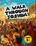 A Walk Through Joshua Christian Coloring Book