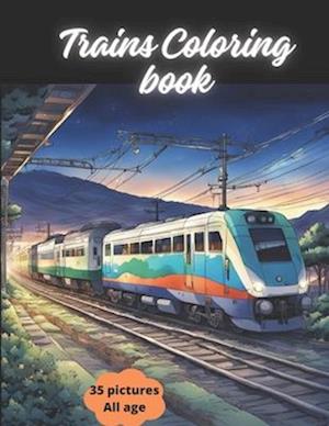 Train Coloring Book vol 3