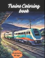 Train Coloring Book vol 3