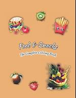 Food & Snacks The Complete Coloring Book