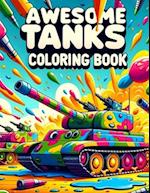 Awesome Tanks Coloring Book